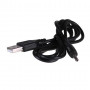 Kabel zasilający Akyga AK-DC-03 USB-A wtyk – DC 3,5 x 1,35 mm wtyk, 0,8 m, czarny