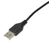 Kabel zasilający Akyga AK-DC-03 USB-A wtyk – DC 3,5 x 1,35 mm wtyk, 0,8 m, czarny