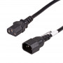 Przedłużacz zasilający Akyga AK-PC-11A IEC C14 – IEC C13, CCA 3x0,5 mm², 5 m, czarny