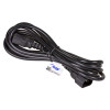 Przedłużacz zasilający Akyga AK-PC-11A IEC C14 – IEC C13, CCA 3x0,5 mm², 5 m, czarny