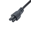 Kabel zasilający do notebooka Akyga AK-NB-08A CEE 7/7 – IEC C5, CCA 3x0,5 mm², 1 m, czarny
