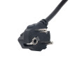 Kabel zasilający do notebooka Akyga AK-NB-08A CEE 7/7 – IEC C5, CCA 3x0,5 mm², 1 m, czarny
