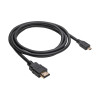 Kabel Akyga AK-HD-15R HDMI na Micro HDMI v1.4, 1,5 m, czarny