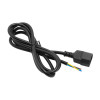 Przewód zasilający Akyga AK-OT-09C IEC C14 z otwartym końcem, 3x 1 mm² miedź, 1,8 m, czarny