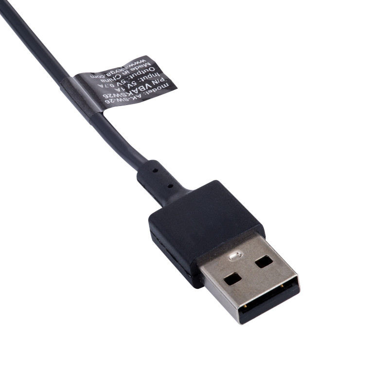 Akyga AK-SW-26 magnetyczna stacja ładująca do Fitbit Versa 3 / Sense, USB-A, 1 m