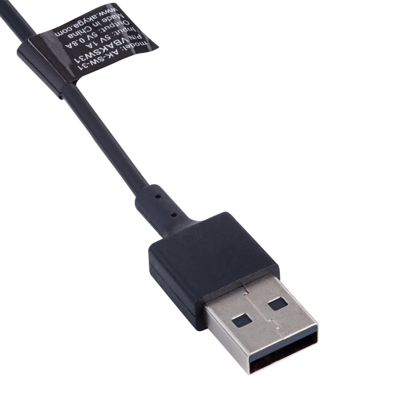 Akyga AK-SW-31 kabel ładujący do Fitbit Inspire 2 / ACE 3, USB-A, 1 m