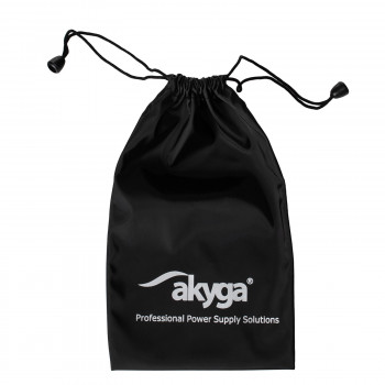 Akyga AK-AC-01 etui ochronne na zasilacze do laptopów, 220 x 135 mm, czarne