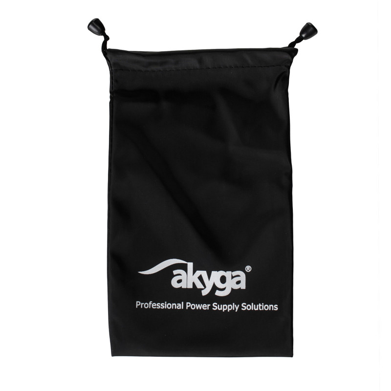 Akyga AK-AC-01 etui ochronne na zasilacze do laptopów, 220 x 135 mm, czarne