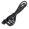 Kabel zasilający Akyga AK-PC-01A CEE 7/7 (Schuko) – IEC C13, CCA 3 x 0,5 mm², 1,5 m, czarny