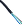 Kabel zasilający z wolnym końcem Akyga AK-OT-01P CEE 7/7 (Schuko), miedź 3 x 1 mm², 1,5 m, czarny