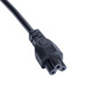 Kabel zasilający Akyga AK-AG-02A UK BS 1363 (typ G) – IEC C5 (koniczynka), CCA 3 x 0,5 mm², 1,5 m, czarny