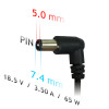 Akyga AK-ND-03 zasilacz do laptopa 18,5 V / 3,5 A, 65 W, 7,4 x 5,0 mm + pin, 1,2 m, do laptopów HP