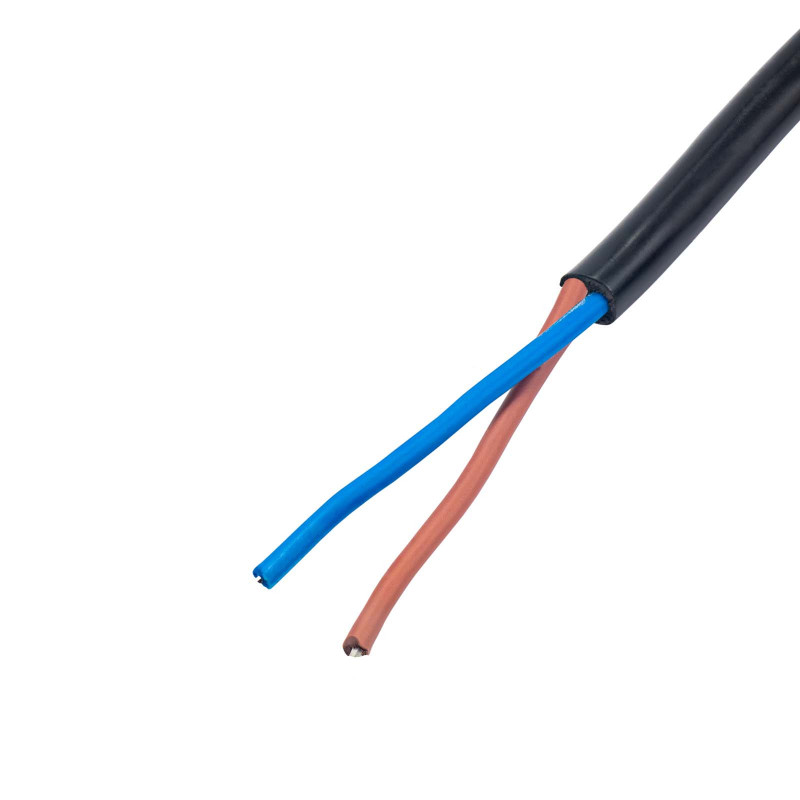 Kabel zasilający z wolnym końcem Akyga AK-OT-05A CEE 7/16 (Europlug), miedź 2 x 0,75 mm², 1,5 m, czarny