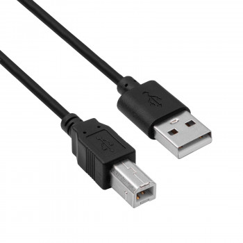 Akyga AK-USB-04 Kabel USB 2.0 do drukarki USB-A (M) - USB-B (M), 1,8 m, czarny