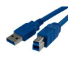 Akyga AK-USB-09 Kabel do drukarki USB 3.0 USB-A (M) - USB-B (M), 1,8 m, Czarny