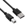 Akyga AK-USB-12 Kabel USB 2.0 do drukarki USB-A (M) - USB-B (M), 3 m, czarny