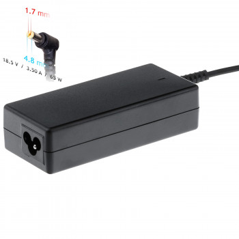 Akyga AK-ND-09 zasilacz do laptopa 18,5 V, 65 W, 4,8 x 1,7 mm, 1,2 m, do laptopów HP