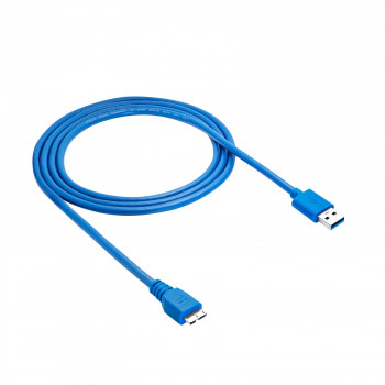 Kabel Akyga AK-USB-13 USB 3.0 USB-A (M) do Micro USB-B (M), 1,8 m, czarny