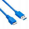 Kabel Akyga AK-USB-13 USB 3.0 USB-A (M) do Micro USB-B (M), 1,8 m, czarny