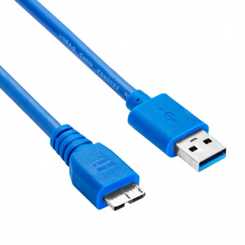 Kabel Akyga AK-USB-13 USB 3.0 USB-A (M) do Micro USB-B (M), 1,8 m, czarny
