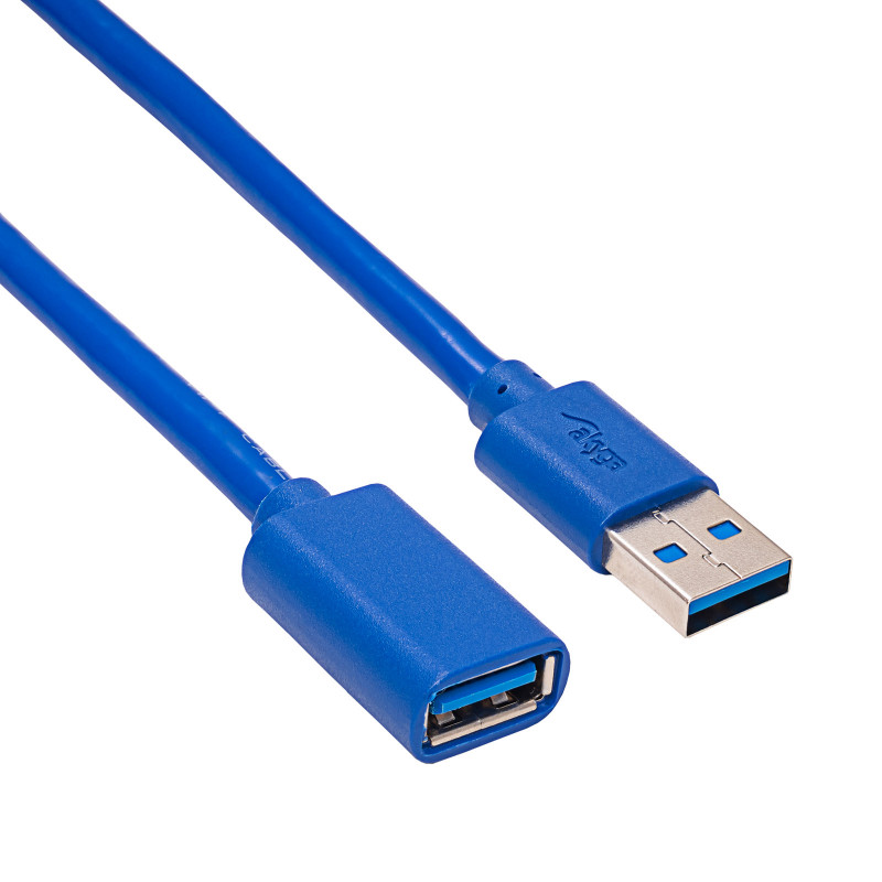 Akyga AK-USB-10 przedłużacz USB 3.0 USB-A wtyk – gniazdo, 1,8 m, czarny