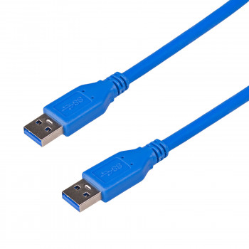 Kabel Akyga AK-USB-14 USB 3.0 USB-A (M) do USB-A (M), 1,8 m, niebieski