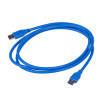 Kabel Akyga AK-USB-14 USB 3.0 USB-A (M) do USB-A (M), 1,8 m, niebieski