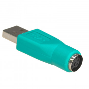 Akyga AK-AD-14 Adapter USB-A (F) na PS/2 (M), zielony