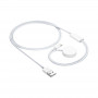 Akyga AK-SW-43 kabel ładujący do Apple Watch Ultra 2 / Series 9/8/7/6/5/4/3/2/1 ze złączem Lightning, USB, 1 m, biały