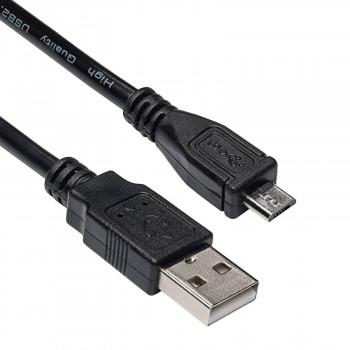 Akyga AK-USB-21 Kabel USB 2.0 USB-A (M) do Micro USB-B (M), 1 m, czarny