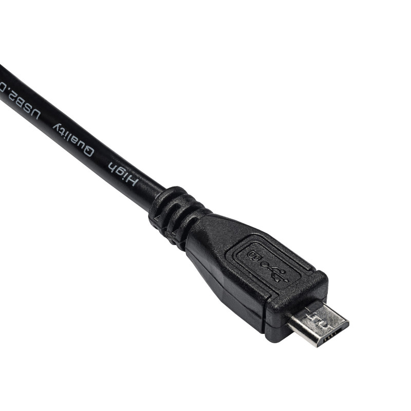 Akyga AK-USB-21 Kabel USB 2.0 USB-A (M) do Micro USB-B (M), 1 m, czarny