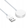 Akyga AK-SW-44 kabel ładujący do Apple Watch Ultra 2 / Series 9/8/7/6/5/4/3/2/1, stop aluminium, USB, 1 m, biały