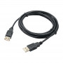 Akyga AK-USB-19 kabel przedłużający USB 2.0 USB-A (M) do USB-A (F), 3 m, czarny