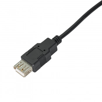 Akyga AK-USB-19 kabel przedłużający USB 2.0 USB-A (M) do USB-A (F), 3 m, czarny