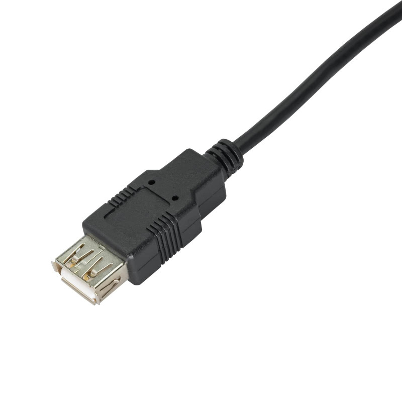 Akyga AK-USB-19 kabel przedłużający USB 2.0 USB-A (M) do USB-A (F), 3 m, czarny