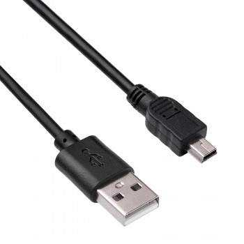 Akyga AK-USB-22 Kabel USB 2.0 USB-A (M) do Mini USB-B 5-pin (M), 1 m, czarny
