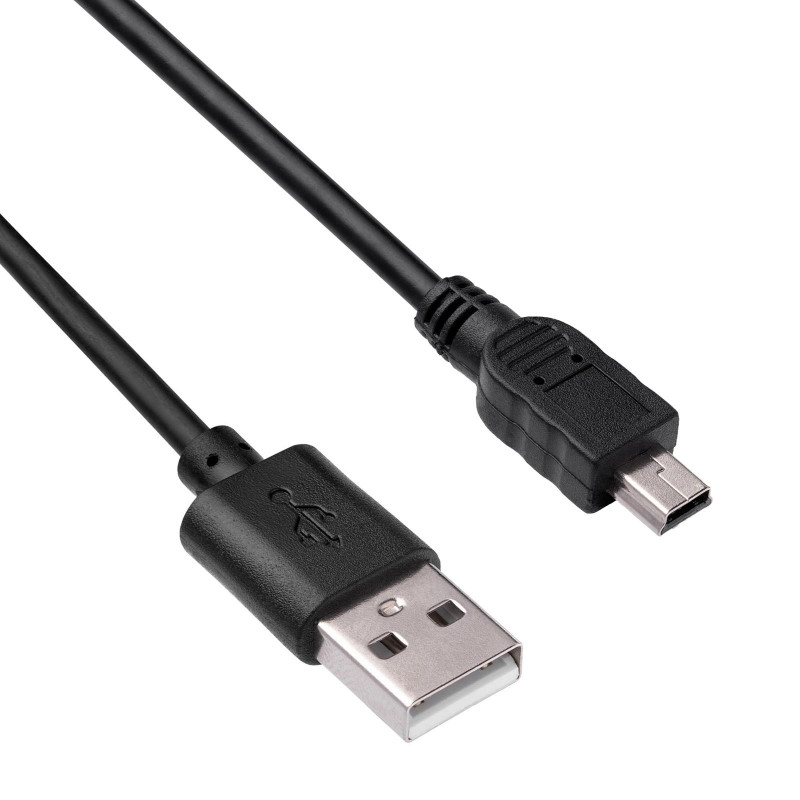 Akyga AK-USB-22 Kabel USB 2.0 USB-A (M) do Mini USB-B 5-pin (M), 1 m, czarny