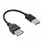 Akyga AK-USB-23 przedłużacz USB 2.0 USB-A (M) do USB-A (F), 15 cm, czarny