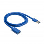 Akyga AK-USB-28 Przedłużacz USB 3.0 USB-A (M) do USB-A (F), 1 m, Czarny