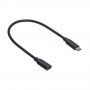 Akyga AK-USB-32 przedłużacz USB-C (M) do USB-C (F), USB 3.1, 0,3 m