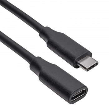 Akyga AK-USB-32 przedłużacz USB-C (M) do USB-C (F), USB 3.1, 0,3 m