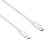 Kabel USB-C – USB-C Akyga AK-USB-39, USB 2.0, 60 W, 0,5 m, biały