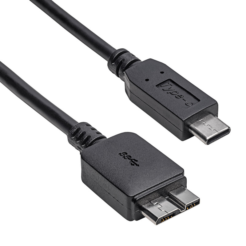 Akyga AK-USB-44 kabel Micro-USB B (M) do USB-C (M), USB 3.1, 1 m