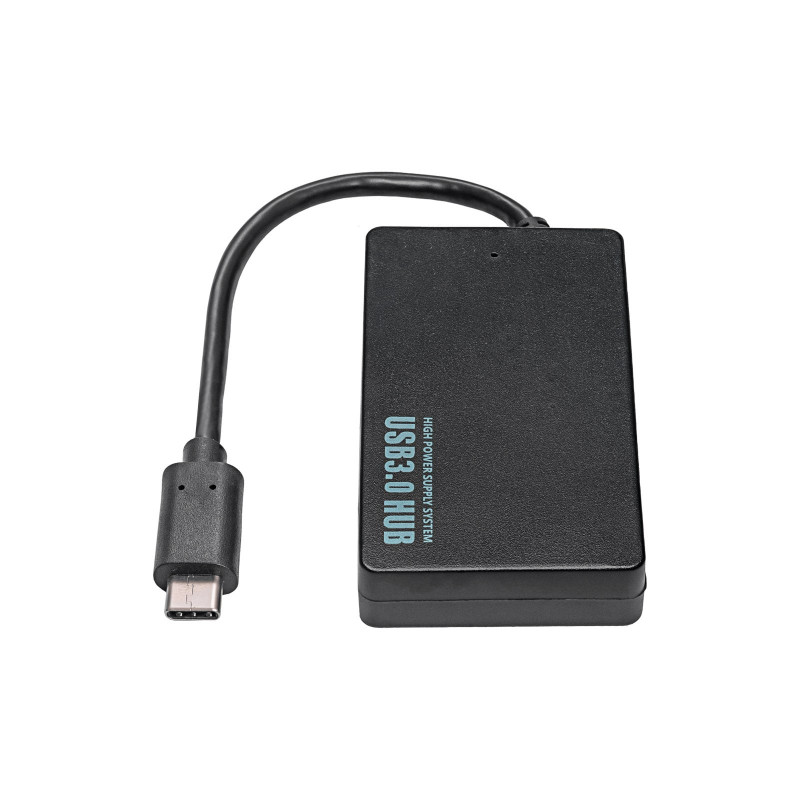 Akyga AK-AD-52 Aktywny hub USB-C, USB-C (M) do 4x USB-A (F), USB 3.1, 20 cm