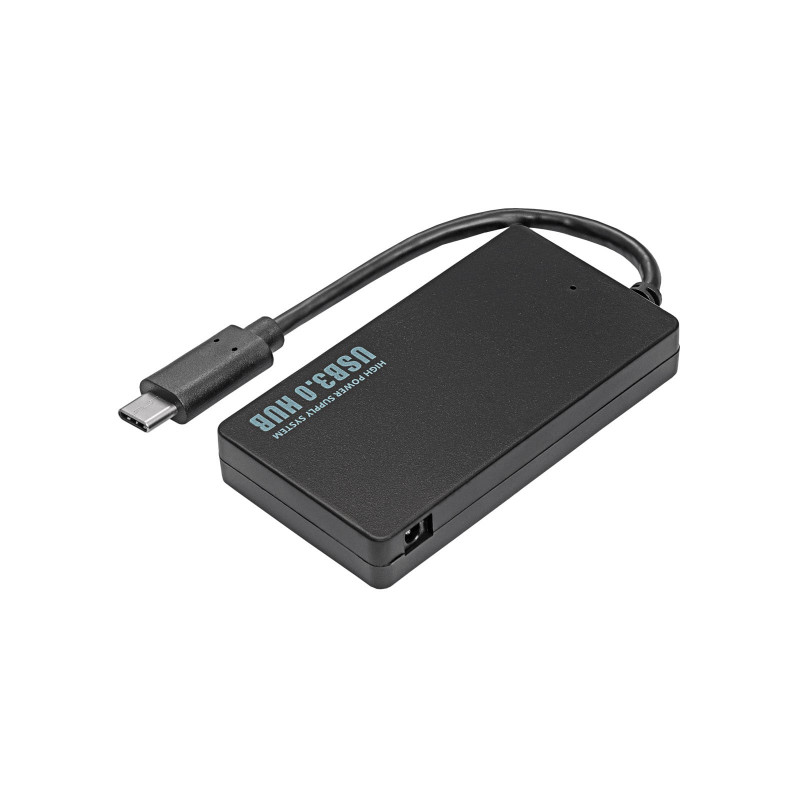 Akyga AK-AD-52 Aktywny hub USB-C, USB-C (M) do 4x USB-A (F), USB 3.1, 20 cm