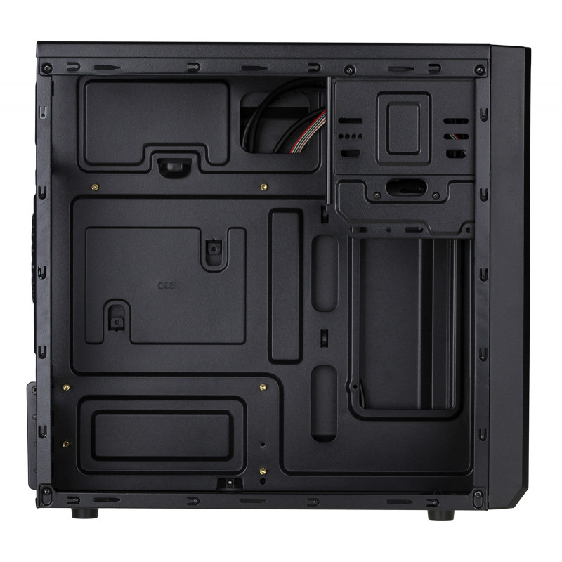 Obudowa Micro ATX Akyga AK17BK, 2x USB 3.0, bez zasilacza, czarna
