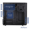 Obudowa Micro ATX Akyga AK17BK, 2x USB 3.0, bez zasilacza, czarna
