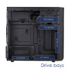 Obudowa Micro ATX Akyga AK17BK, 2x USB 3.0, bez zasilacza, czarna