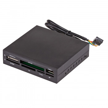 Akyga AK-CA-37 wewnętrzny czytnik kart pamięci All-in-One do zatoki 3,5", USB 2.0, czarny