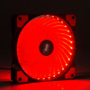 Akyga AW-12E-BR wentylator obudowy 120 mm, 33 czerwone diody LED, Molex, czarny